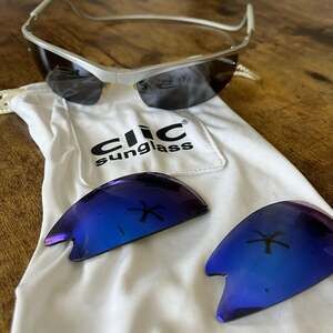 CliC Sport Magnetic Front-Connection Sunglasses with Interchangeable Lenses